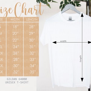 Gildan 64000 Shirt Size Chart modern White Tshirt Mock Up Boho Styled Stock Photo Tee Mockup SVG Mockup Sublimation JPG Digital Download