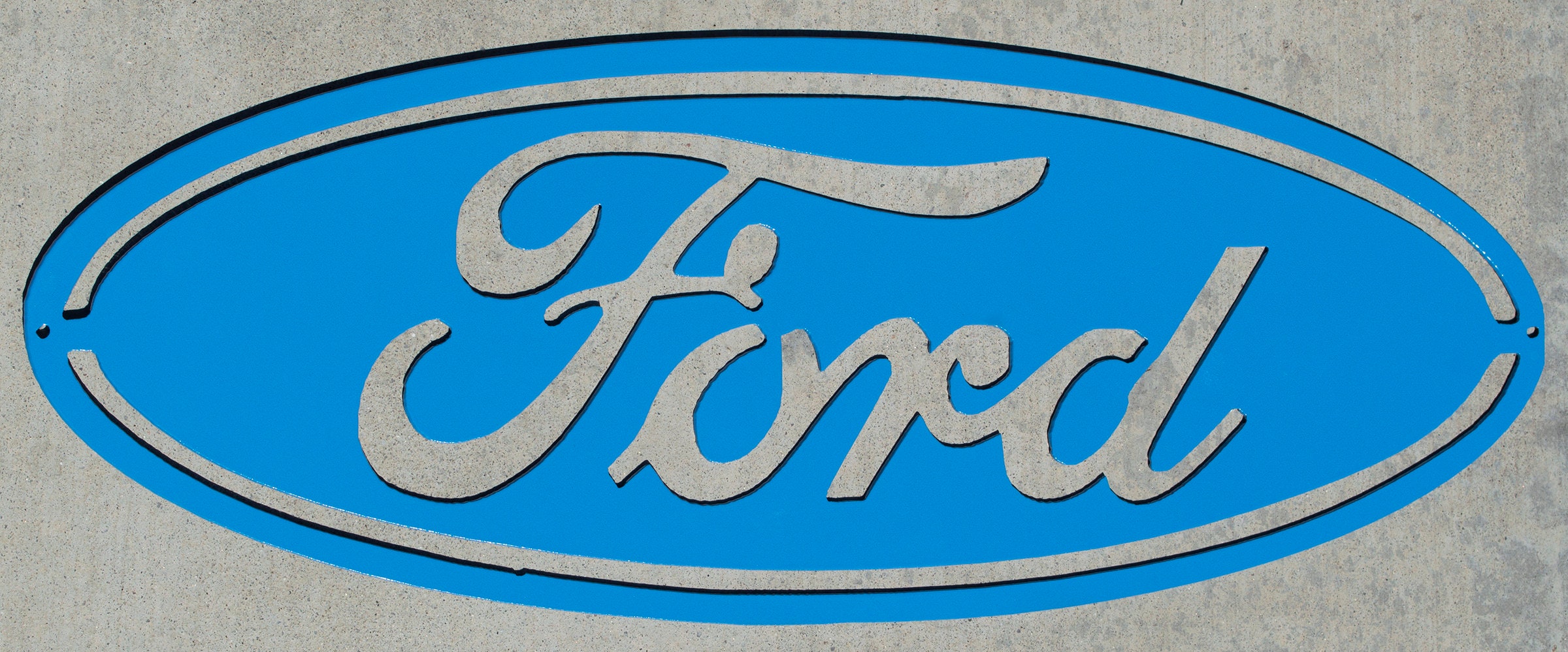 Recycled Tin Metal OVAL FORD Sign Gas Oil Garage Man Cave Home Decor Recycled Tin Metal OVAL FORD Sign Gas Oil Garage Man Cave Home Decor