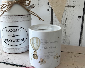 Salvadanaio In Ceramica Personalizzabile - Con Foto E Testo, Apribile, Idea Regalo Per Bambini E Adulti - Foto 8