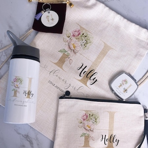 Blumenmädchen Geschenk, Blumenmädchen Bundle, Blumenmädchen Paket, Blumenmädchen Vorschlag, Blumenmädchen Tasche, Blumenmädchen Spiegel