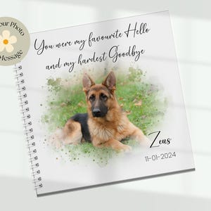 Personalised Pet Memorial Photo Book: Memory Album