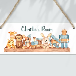 Gepersonaliseerde kinderkamerdeurbord: aangepaste naamplaat