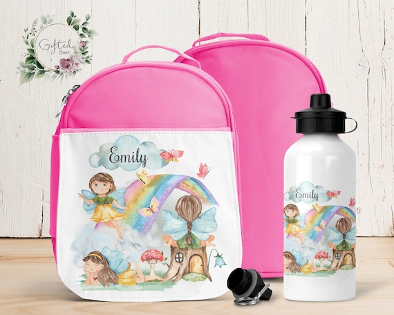 Back to School Lunch Bag Matching Water Bottle Girls -  Hong Kong