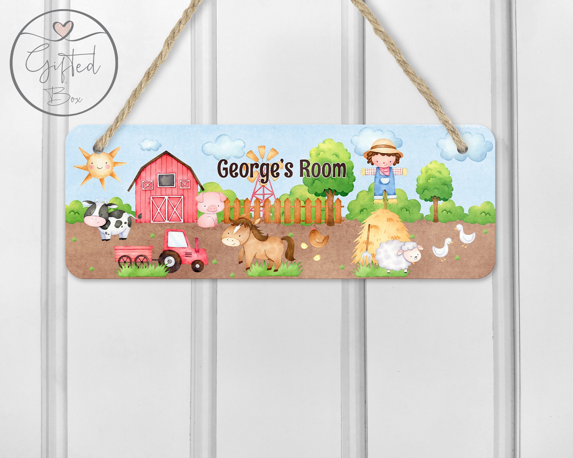 Kids Personalised Farm Animals Door Sign Kids Bedroom Sign - Etsy Kids Personalised Farm Animals Door Sign Kids Bedroom Sign - Etsy