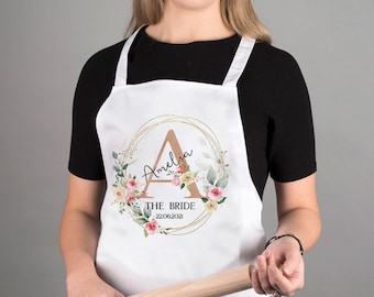 Personalised Child's Wedding Breakfast Apron for Bridesmaid Flower Girl Name 