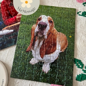 Personalised Jigsaw Puzzle Create Your Own Unique Puzzle with Any Photo , Gifts for Mom, Dad, Kids, Her Him, Couple, Unique Memory Gift