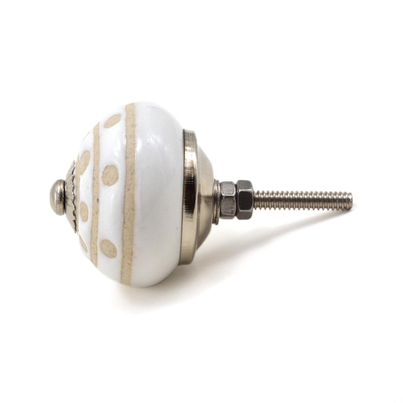 Etched cream beige drawer knob white stone ceramic knob cabinet knob wardrobe handles knobs.