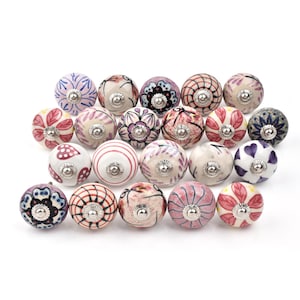 Modern Ceramic Drawer Knobs, Kids Room Decor Hardware, Knobs and Pulls for Nursery Room Furniture Upgrade, Cute Cartoon Boys&Girls Knobs