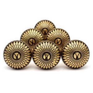 Antique Bronze Designed Doorknobs, Ornate Star Pattern Knobs, Antique Brass Door Knobs, Flower Design Cabinet Drawer Pull Knobs For Home