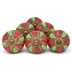 Exquisite Ceramic Cabinet Knobs / Colorful Drawer Pulls / Stunning Kitchen Handles for a Custom Look!