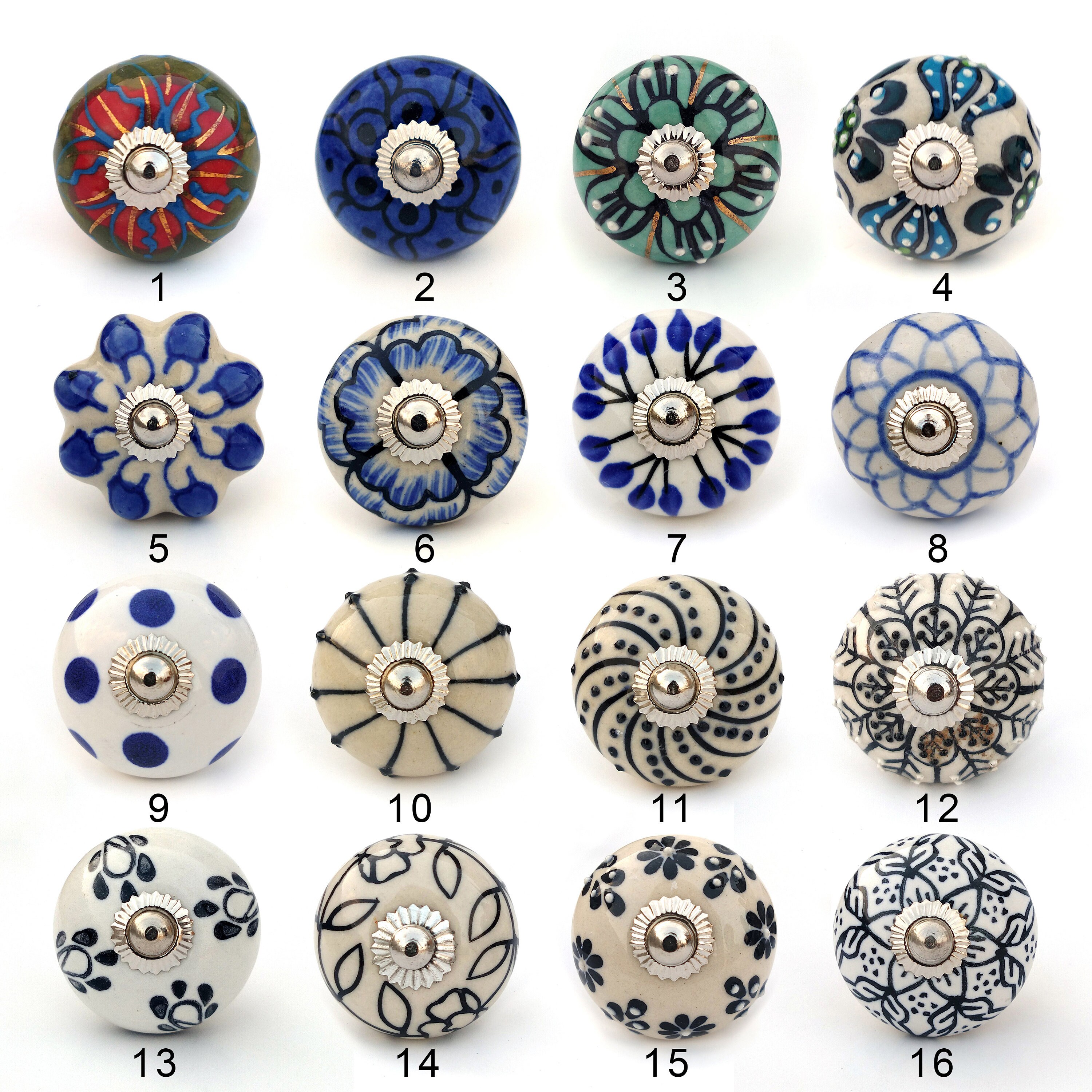 Select Your Knobs, Color Full Multi Design Knobs, for Your Drawers ...