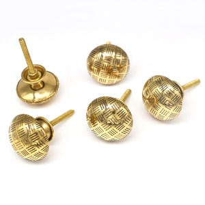 Round Knobs,Solid Brass Ball Knobs,Gold Knobs,Sphere Drawer Knob,Drawer Knobs,Dresser Knobs,Bathroom Knob,Kitchen Knob,Mini Ball Knobs