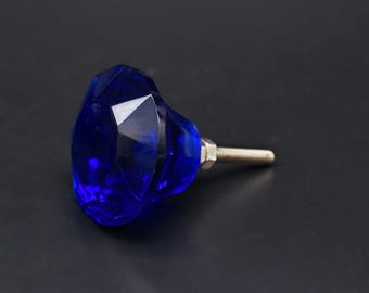 Glazen knop Groene glazen kastknoppen antieke depressie dressoir ladeknop vintage stijl voor meubels retro armoedig (set van 1 knop)