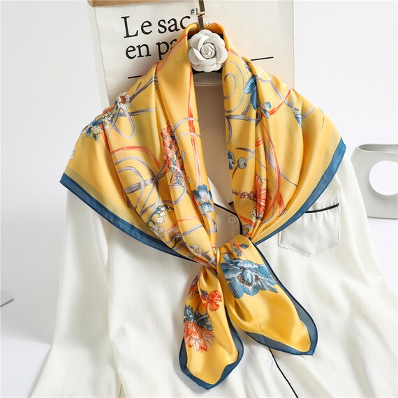 Silk feel shop scarf
