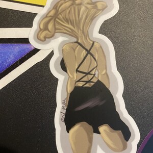 Mushroom Woman Sticker