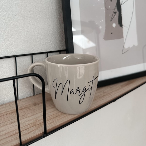 Personalisierte Tasse, personalisierte Geschenke, Geschenkidee, Vinylsticker