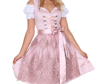 ZMK Dirndl 0601- Oktoberfest-Tachten Germany Dress 3-Piece Size 34 to 52