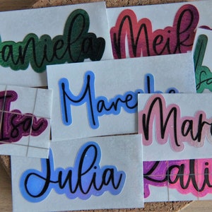 Pegatina personalizada | con nombre deseado | nombre