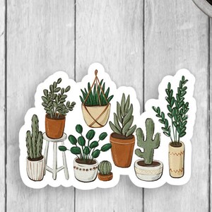 Adesivo Boho per piante vegetali | adesivo opaco