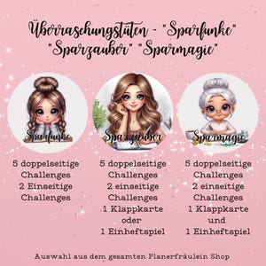 Überraschungstüten &quot;Sparfunke&quot; &quot;Sparzauber&quot; &quot;Sparmagie&quot;
