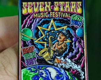 Griz - Seven Stars Pin