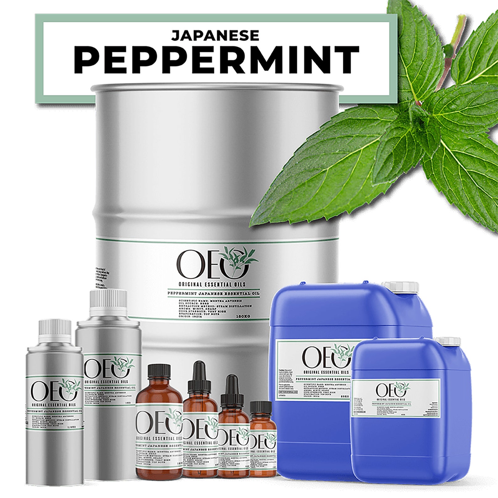 60ml Japanese Peppermint Essential Oil Aromatherapy Corn Mint Etsy