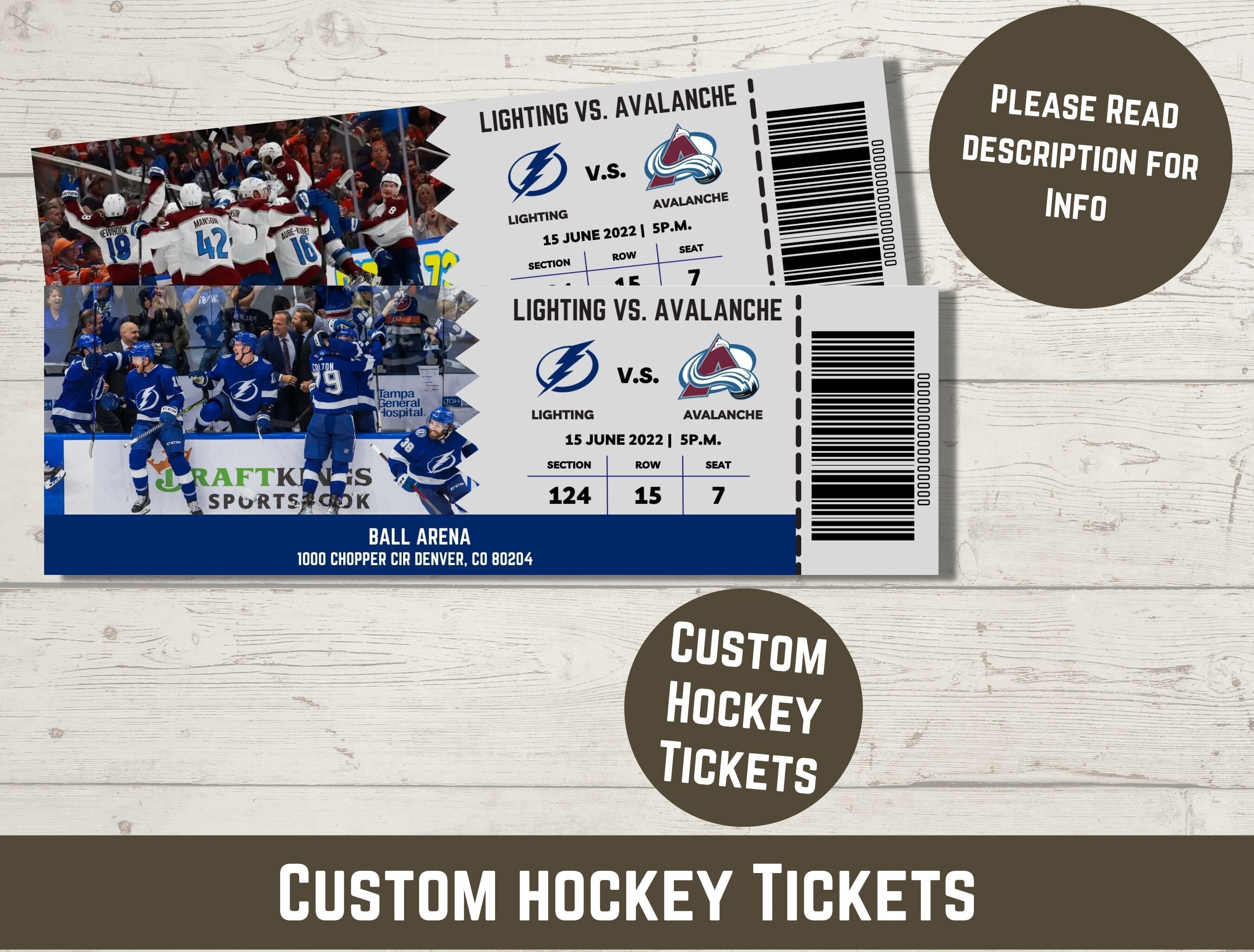 New York Rangers Tickets Etsy