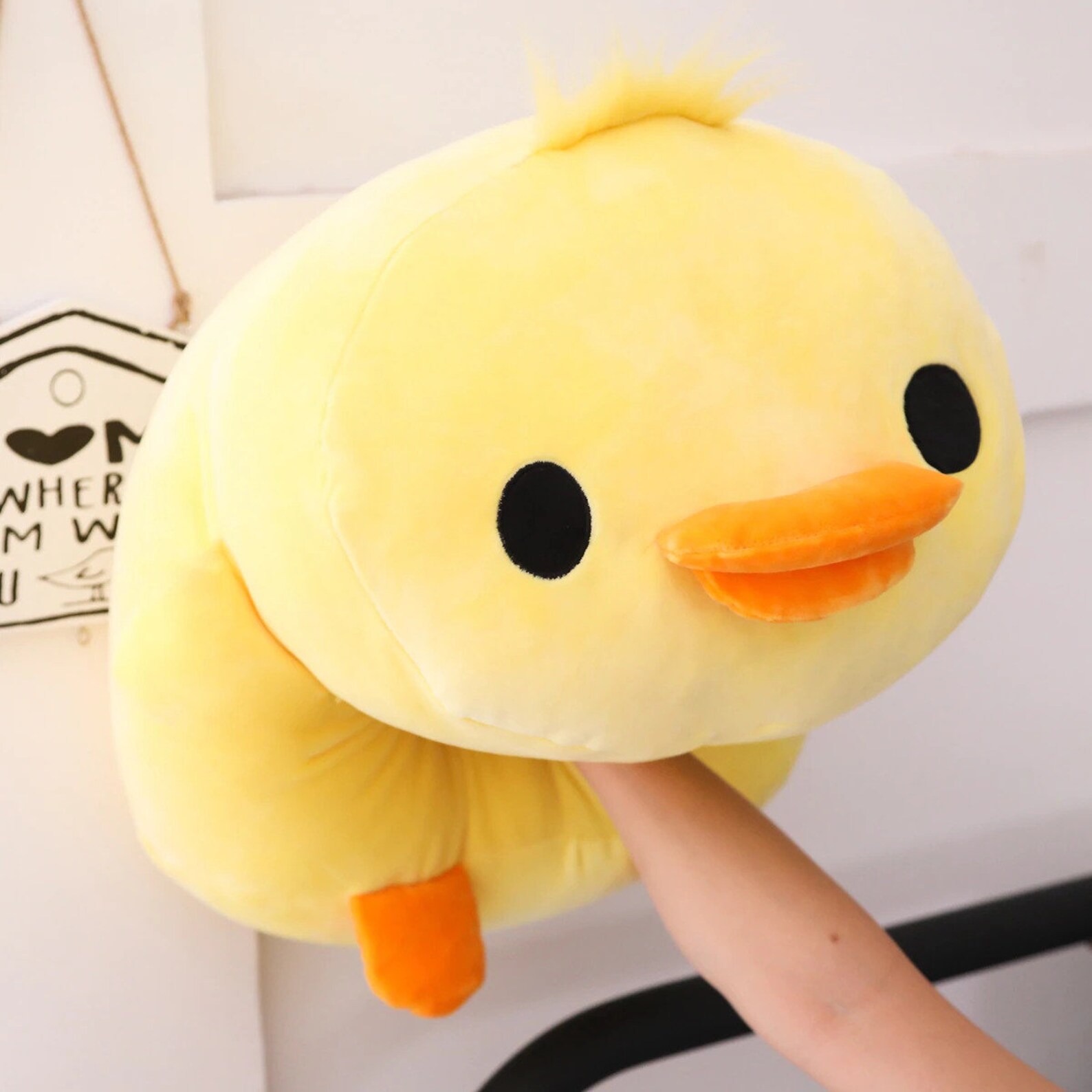 Cute Duck Pillow Cushion Flat Duck Plushie Duck Plush | Etsy