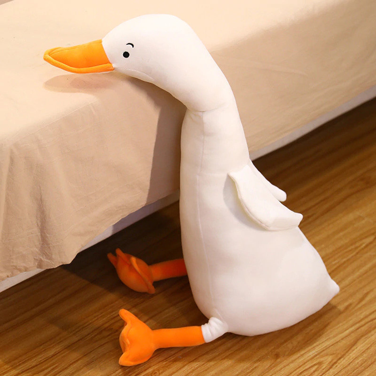 Cute Goose Pillow Cushion Goose Plushie Goose Plush Cute Etsy