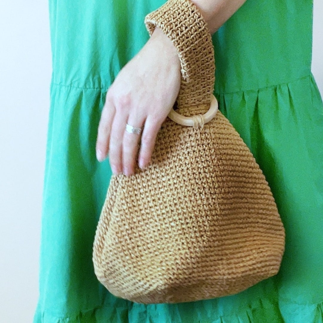 Raffia Wristlet Crochet Japanese Knot Bag Stylish Summer Outfits for
