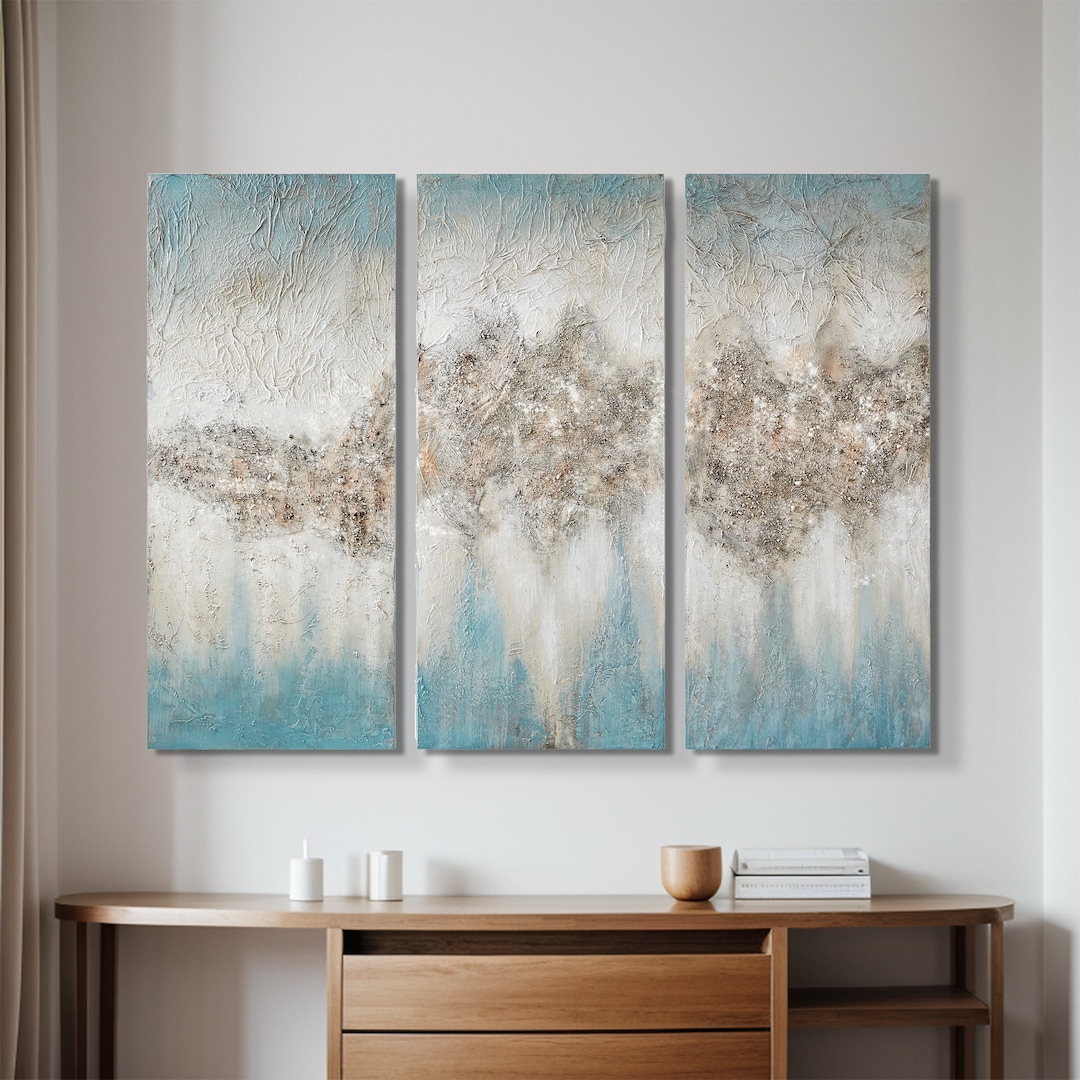 Illustration of Embellished Canvas Wall Art