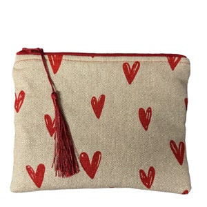 Kosmetiktasche Schminktasche Mäppchen Maskentäschchen Kosmetiktäschchen Schminktäschchen Reißverschlusstäschchen Geldbörse Etui handmade