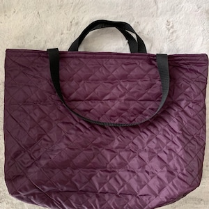 XXL Shopper Stepptasche Tasche Einkaufstasche Beutel Stoffbeutel lange kurze Henkel handmade gefüttert faltbar leicht Herbst Winter