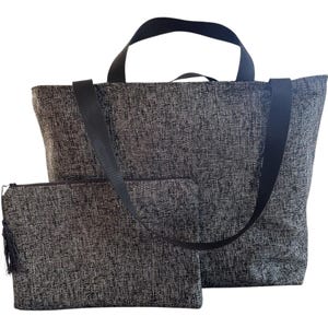 XXL Shopper 3in1 Handtasche Henkeltasche Tasche Schultertasche Umhängetasche Stofftasche Einkaufstasche Beutel Stepptasche Stepp  handmade