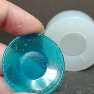 Miniature big plate clear silicone mold for resin/uv resin/handmade/for dolls/dollshouse//miniature food/pocket/mini/game/toy/dishware