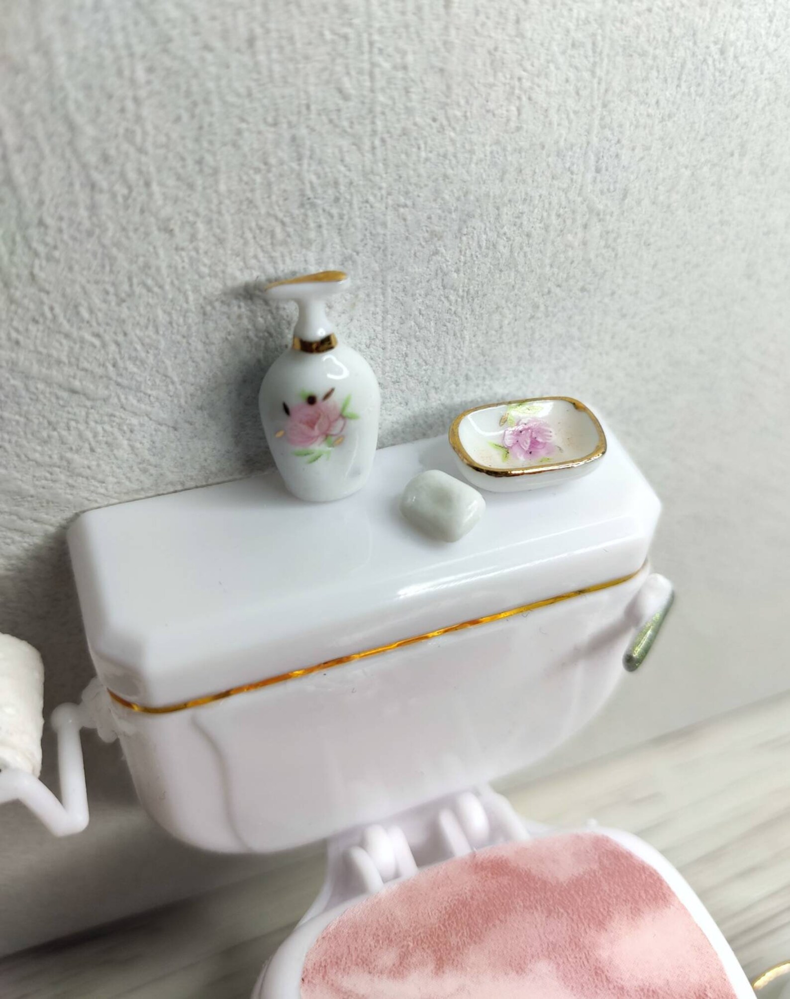 SET 10 in 1 Miniatur Shabby Chic Badezimmer | Etsy