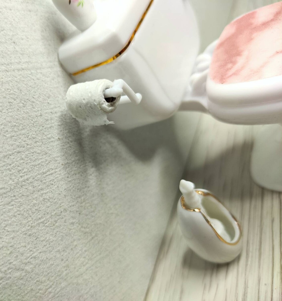 SET 10 in 1 Miniatur Shabby Chic Badezimmer | Etsy