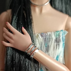 Pulsera ajustable para muñecas/para muñecas/casa de muñecas/joyería/accesorios/Fashion Royalty/Momoko/Cu/Poppy Parker/FR2/NuFace/Blythe