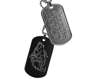 Customizable Dog Tag Military Plates With Engraving
