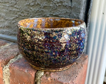 Hand-thrown ceramic bowl