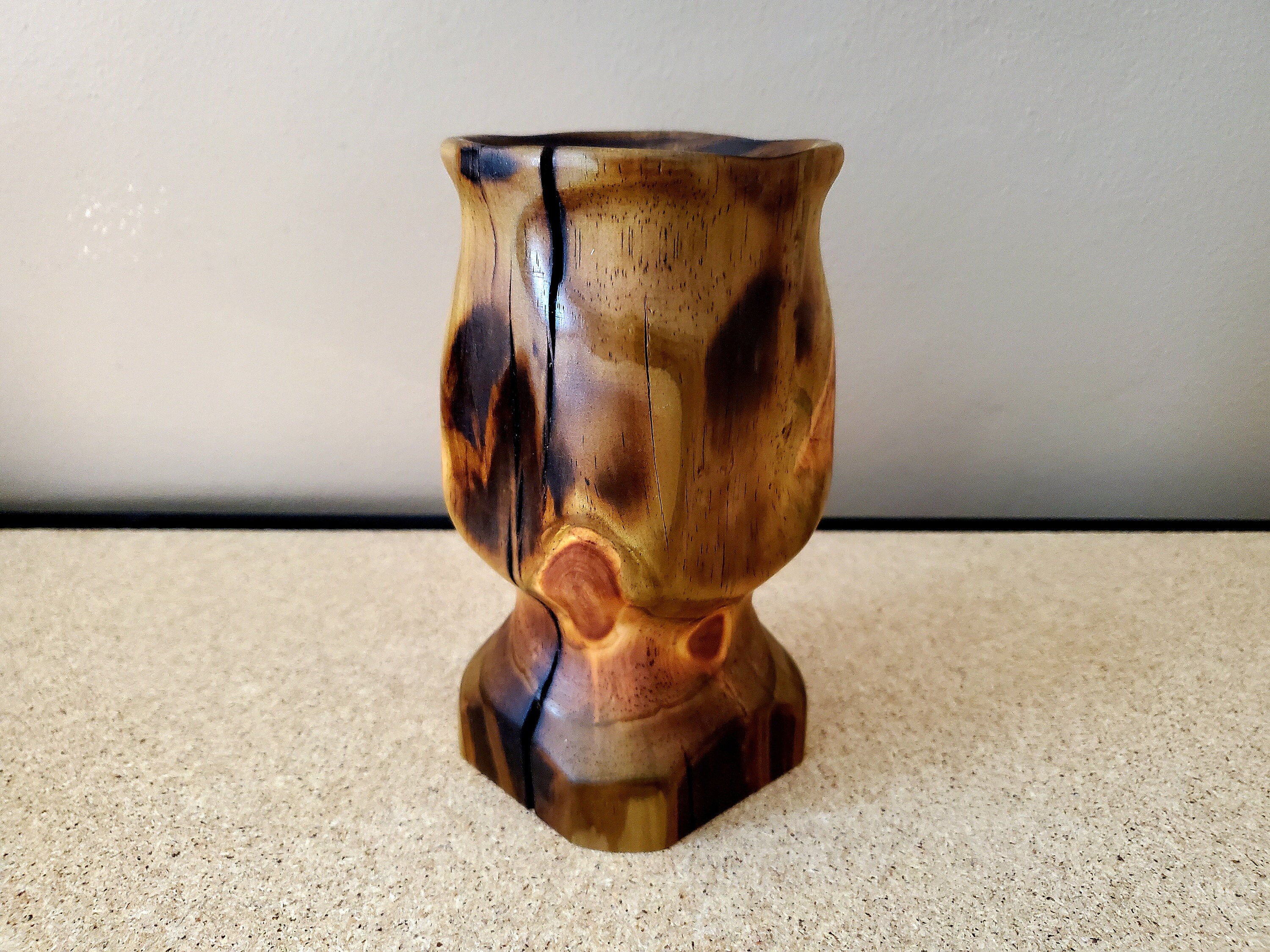 Wood Goblet Etsy