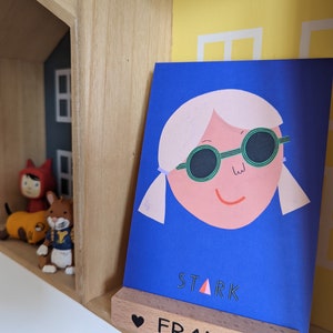 Emotionskarten Set Anna Katharina Jansen für Kinder, Achtsamkeit Karten mit personalisiertem Fotohalter aus Holz Bild 9