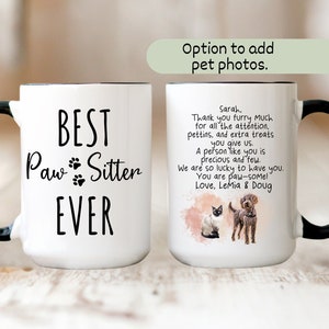 Cadeau de remerciement pour garde d'animaux de compagnie pour chien de garde Cadeau de garderie pour chien Cadeau vétérinaire pour vétérinaire Cadeau pour promeneur de chien Cadeau pour garde d'animaux de compagnie Merci