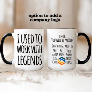Coworker Leaving Gift Farewell Gift for Coworker Good Bye Gift for Coworker Retirement Gift for Women I Used To Work With Legend Boss Retire