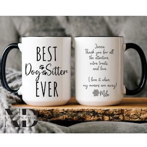 Dog Sitter Gift for Dog Sitter Doggie Day Care Dog Walker Gift Pet Sitter Gift for Pet Sitter Gift for Dog Sitter Pet Sitter Thank You