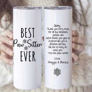 Dog Sitter Christmas Gift for Pet Sitter Gift Daycare Gift for Dog Sitter Gift Dog Day Care Dog Walker Gift Pet Sitter Gift Cat Sitter Gift