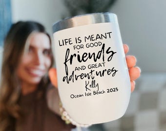Girls Trip Mug Girls Get Away Gift Friends Weekend Personalized Wine Tumbler Bachelorette Party Bridesmaid All Girls Trip Gift Girls Weekend
