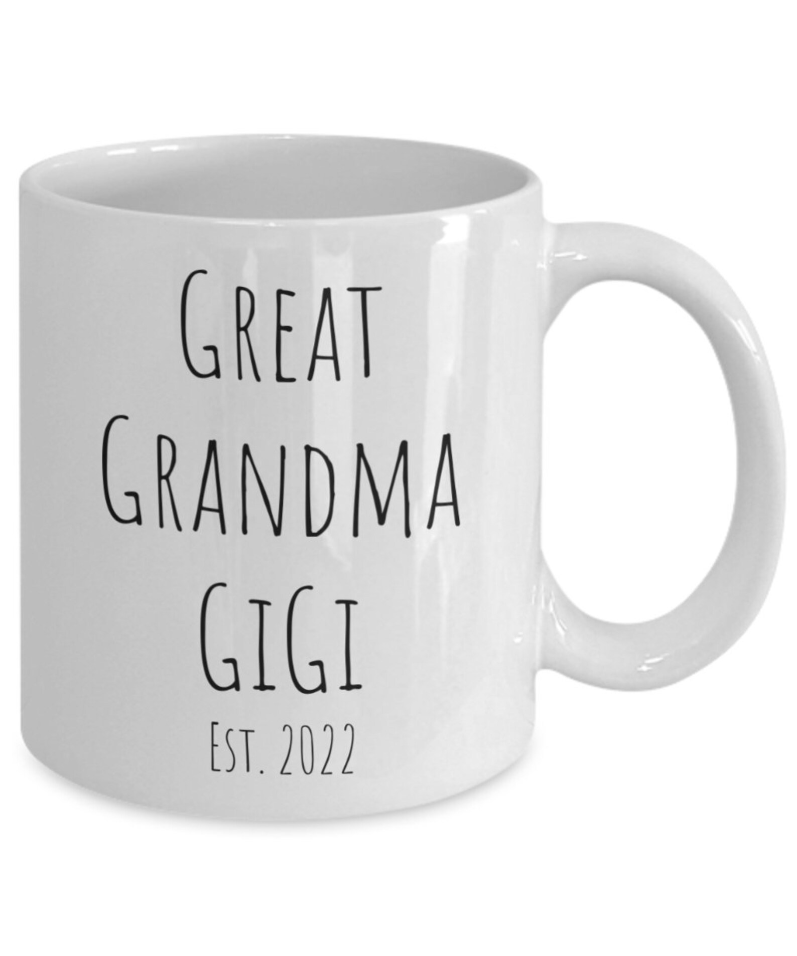 Great grandma gigi mug gigi est 2022 new great grandma baby  etsy Great grandma gigi mug gigi est 2022 new great grandma baby  etsy