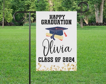 Class of 2024 Garden Flag for Graduation College Bound Yard Flag High School Graduation Sign College Garden Flag College Bound Flag