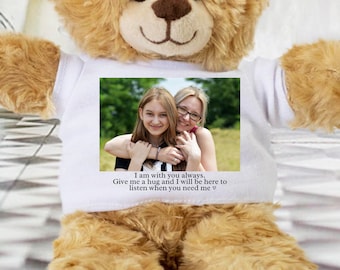 Loss of Mother Gift Memory Bear Mom Passed Away Gifts Loss of Mom gift for Daughter for son Sympathy Gift Memory Gift of Remembrance Memory